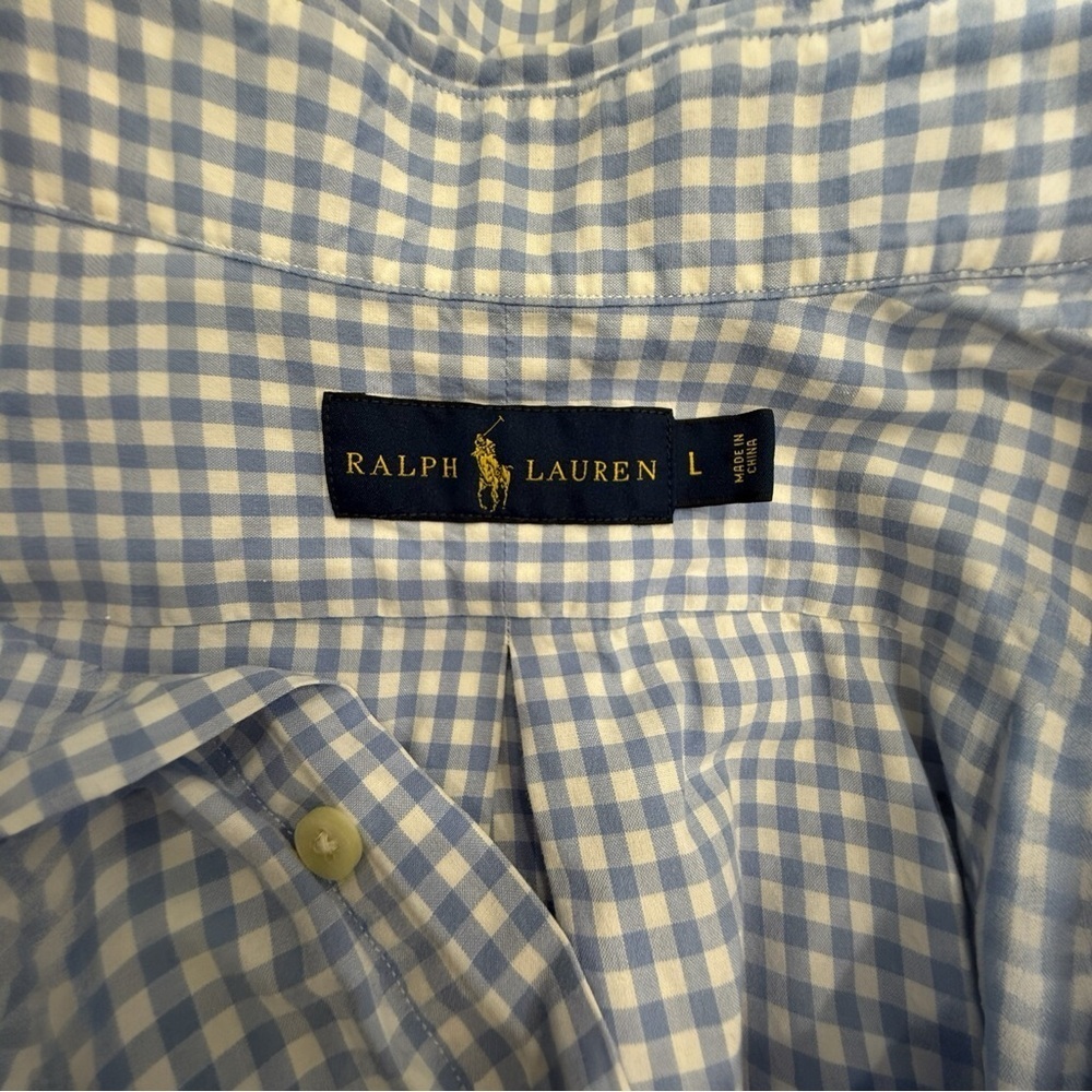 Ralph Lauren Button Down Shirt Size L - Picture 3 of 5